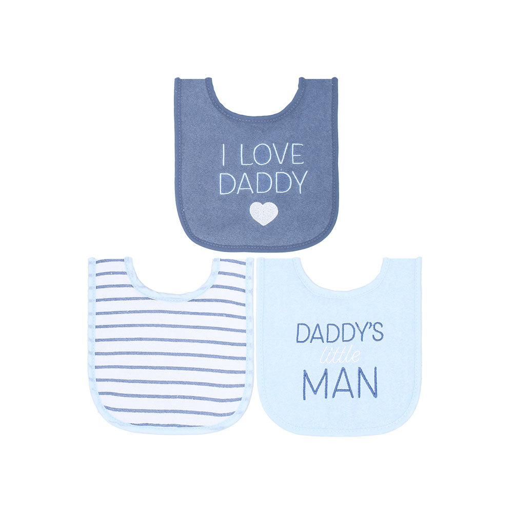 BIBS PK-3 BLUE DADDY'S LITTLE MAN