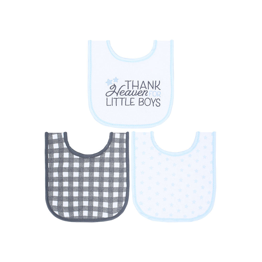 BIBS PK-3 BLUE THANK HEAVEN FOR LITTLE
