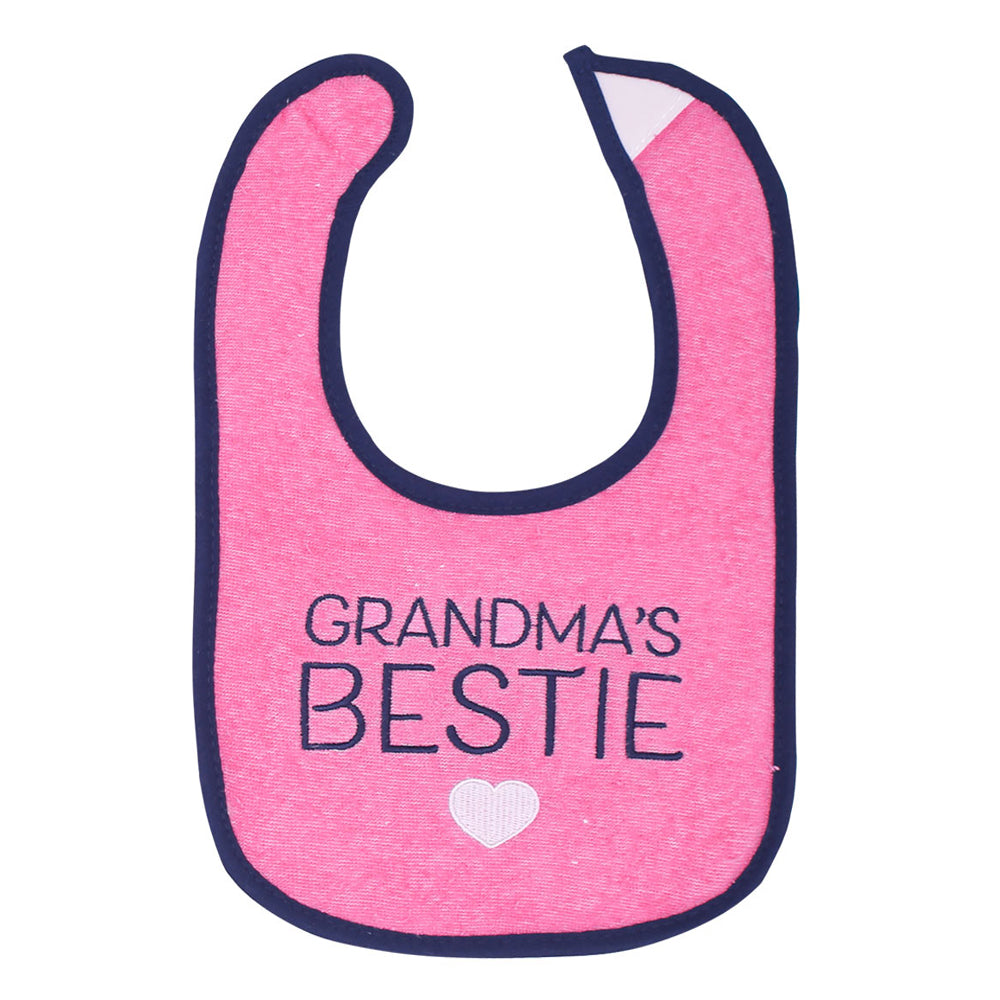 BIBS PK-3 PINK GRANDMA'S BESTIE