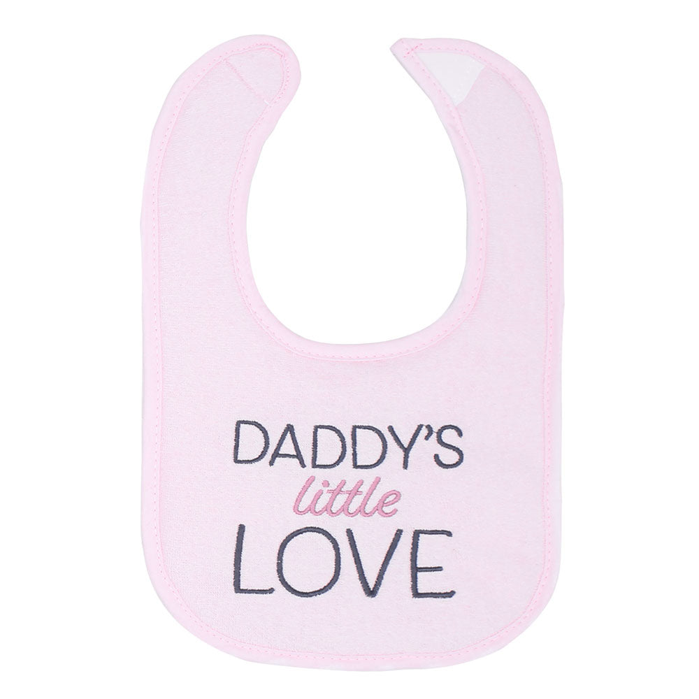 BIBS PK-3 PINK I LOVE DADDY