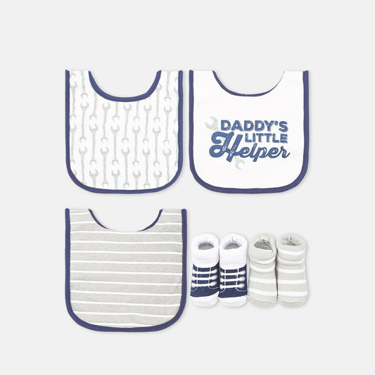 BIBS PK-3 WITH 2 BOOTIES DADDY'S LITTLE HELPER