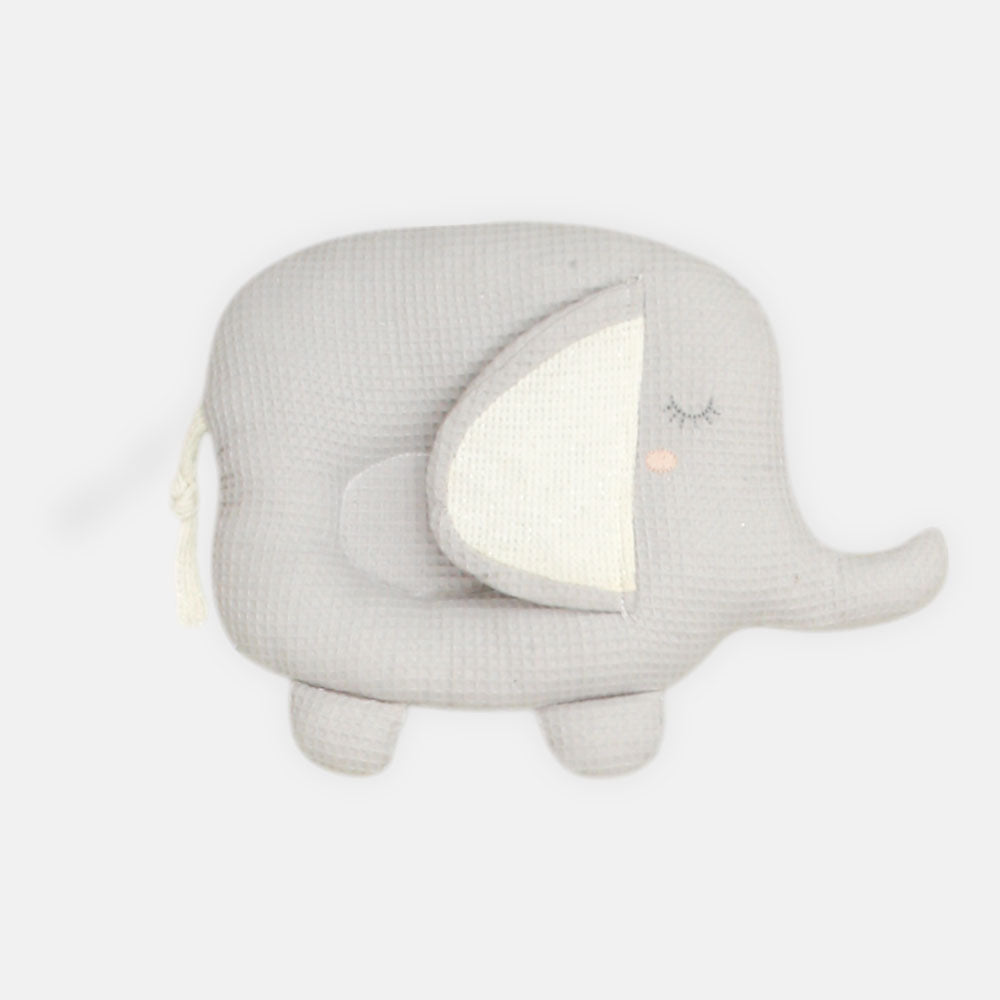 PILLOW W/WRAPING SHEET GREY ELEPHANT