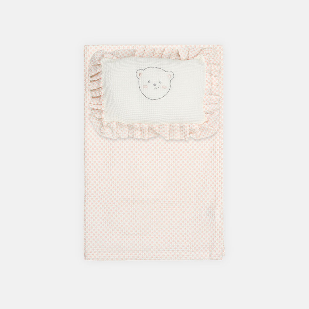 PILLOW W/WRAPING SHEET BEAR & CHECKER