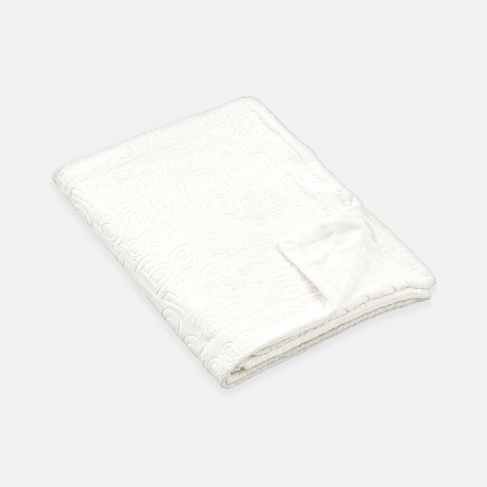 BLANKET VELVETY WHITE
