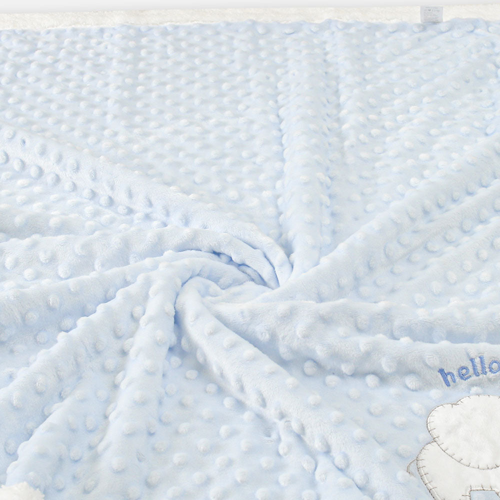 BLANKET SKY BLUE SLEEPY BEAR