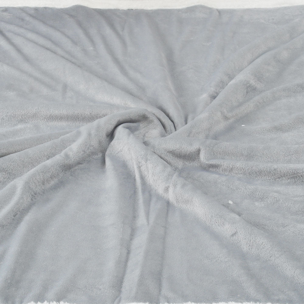 BLANKET GREY PLUSHY