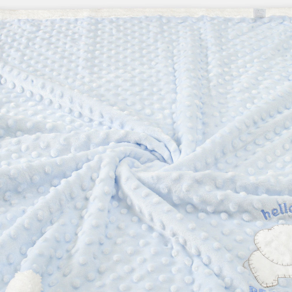 BLANKET SKY BLUE ELEPHANT