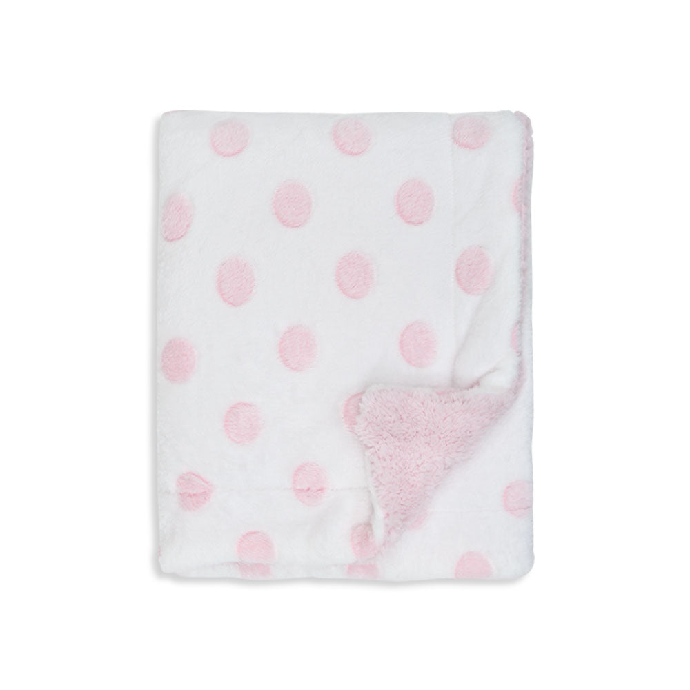 PINK FLUFFY PLUSH GIRLS BLANKET