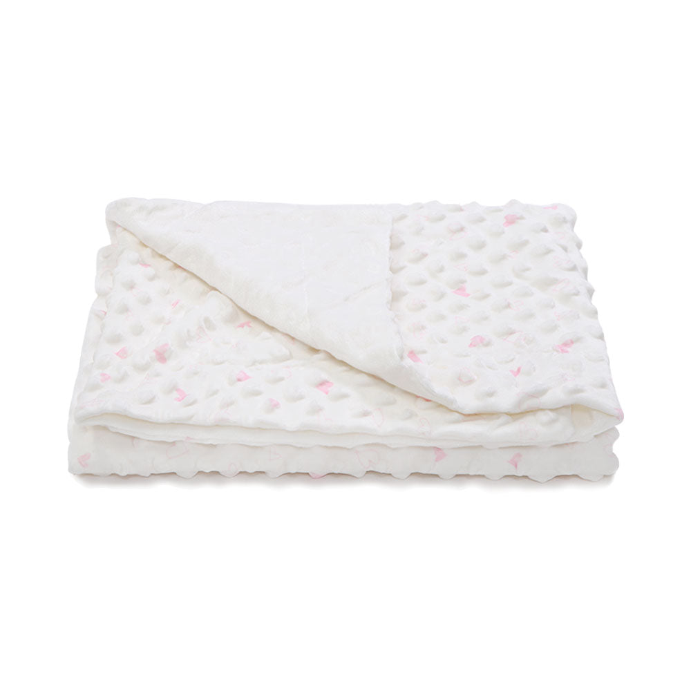 BLUE PLUSH STARS BOYS BLANKET