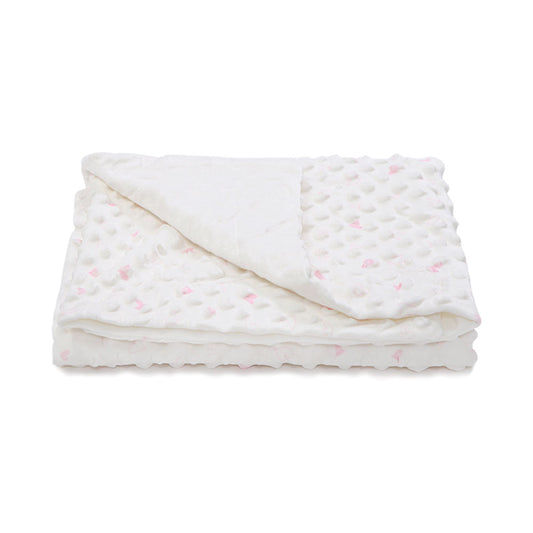 BLUE PLUSH STARS BOYS BLANKET