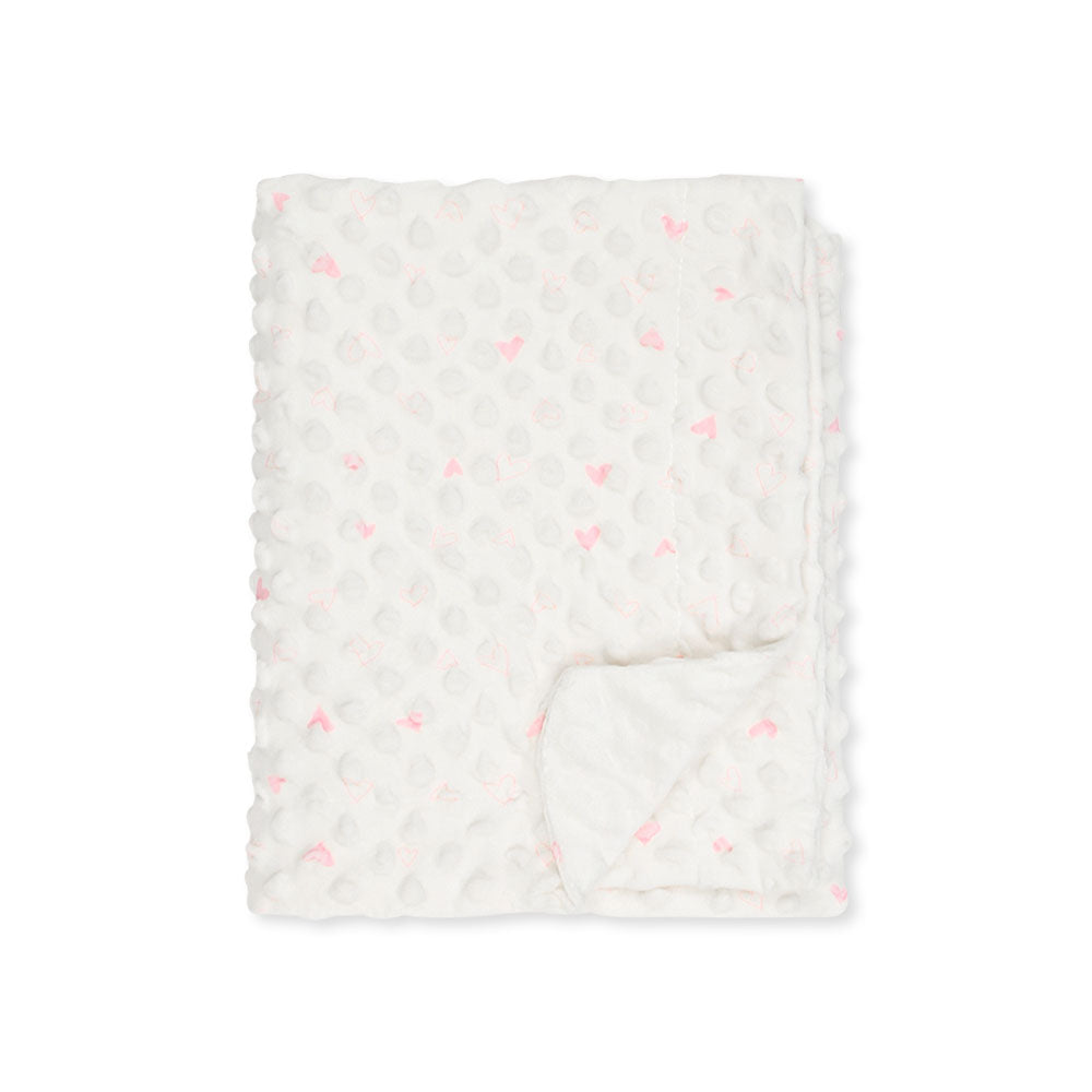 BLUE PLUSH STARS BOYS BLANKET