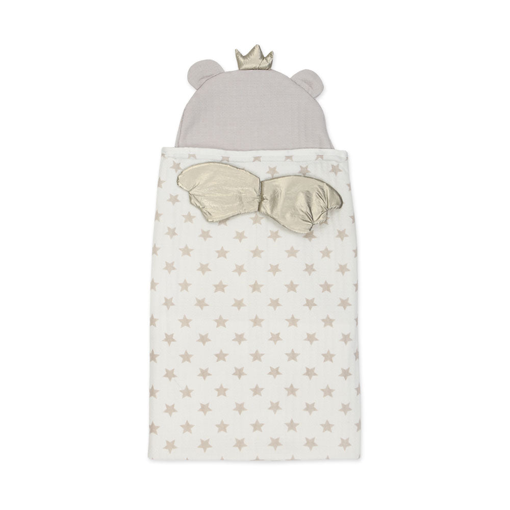 BEIGE TWINKLING STARS UNISEX BLANKET