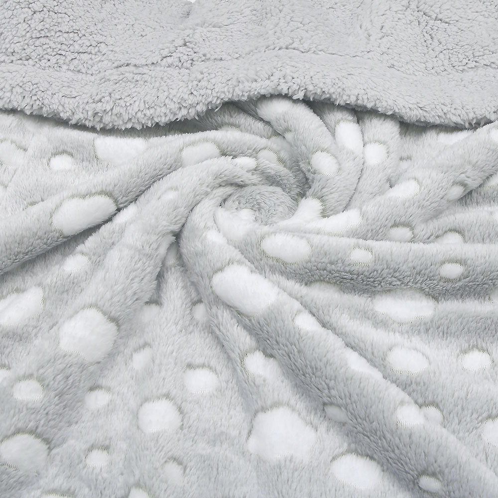 BLANKET GREY CLOUDS FLEECE