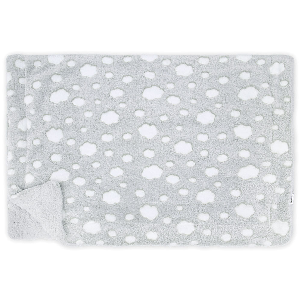BLANKET GREY CLOUDS FLEECE