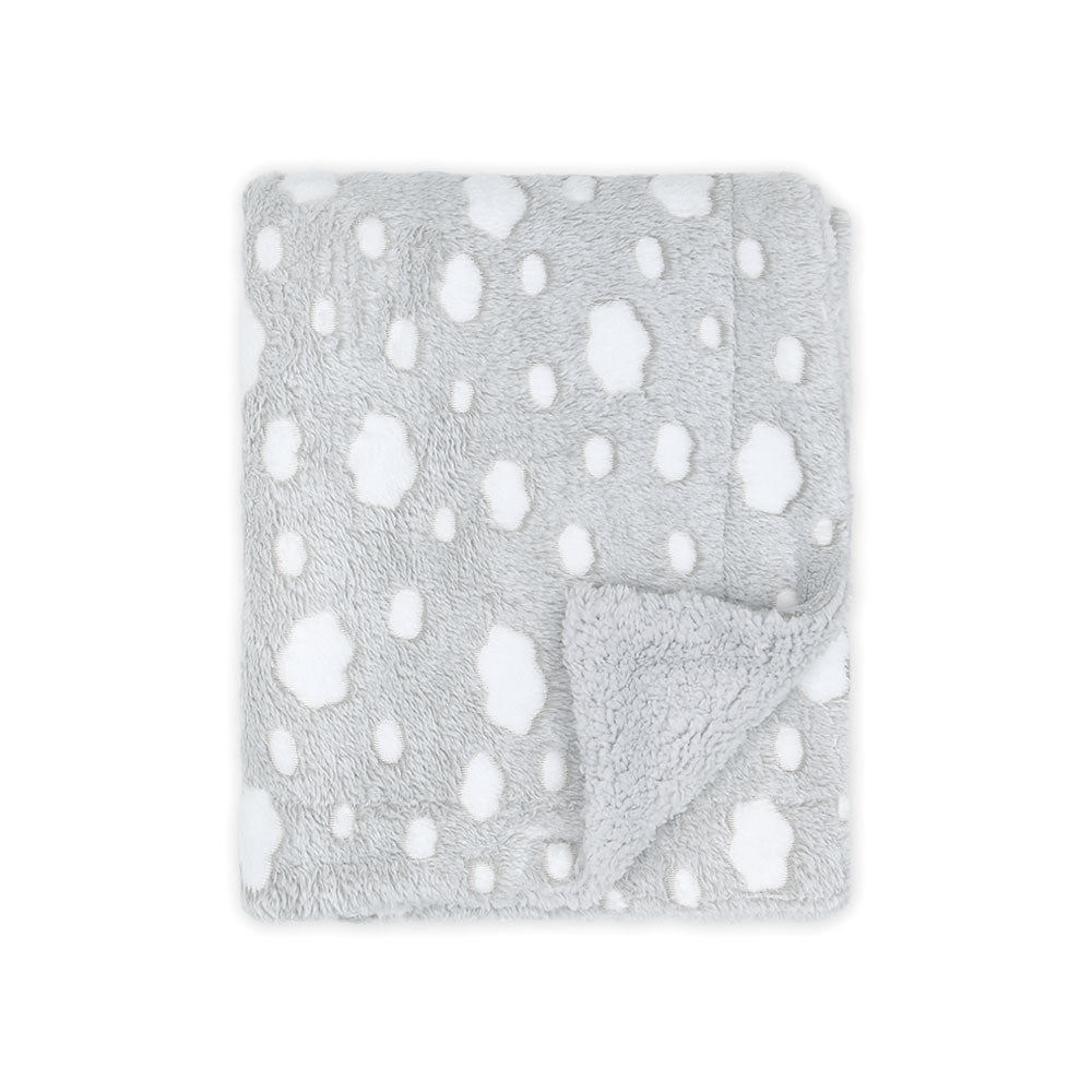 BLANKET GREY CLOUDS FLEECE