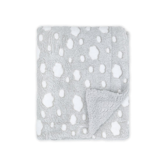 BLANKET GREY CLOUDS FLEECE