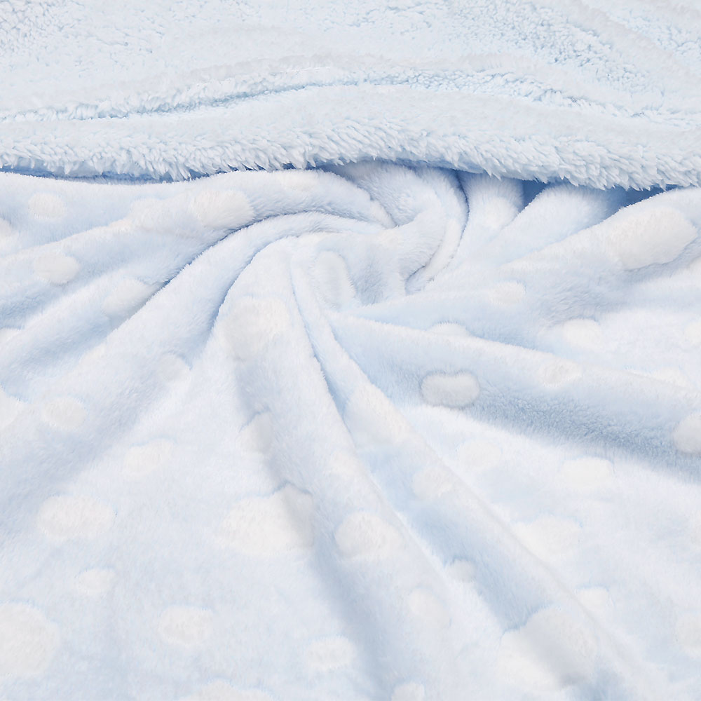 BLANKET BLUE CLOUDS FLEECE