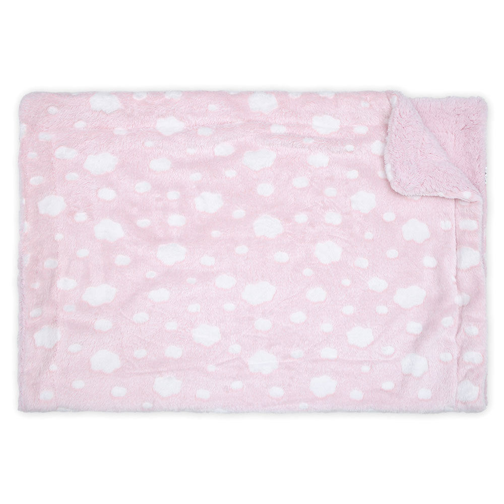 BLANKET PINK CLOUDS FLEECE