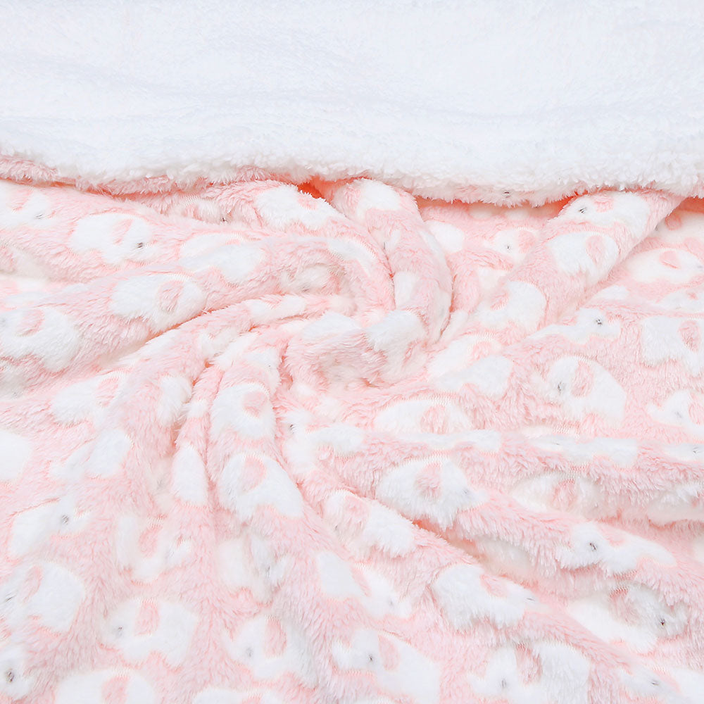 BLANKET PINK ELEPHANT FLEECE
