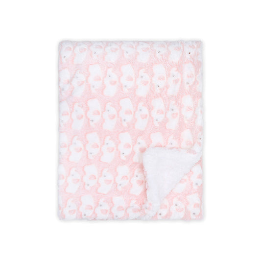BLANKET PINK ELEPHANT FLEECE