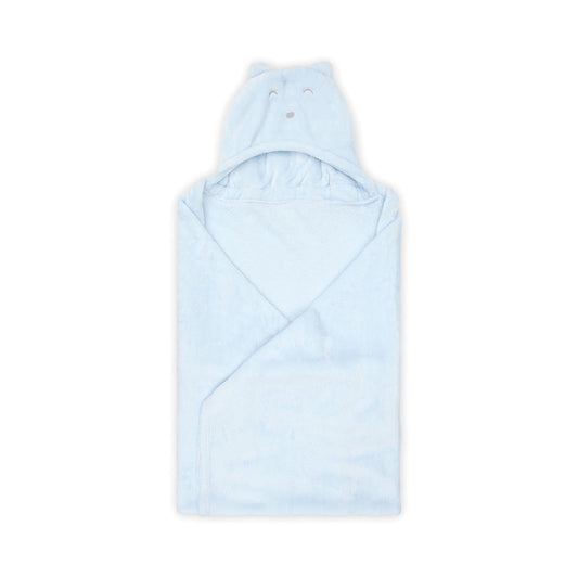 BLANKET BLUE BEAR HOODED