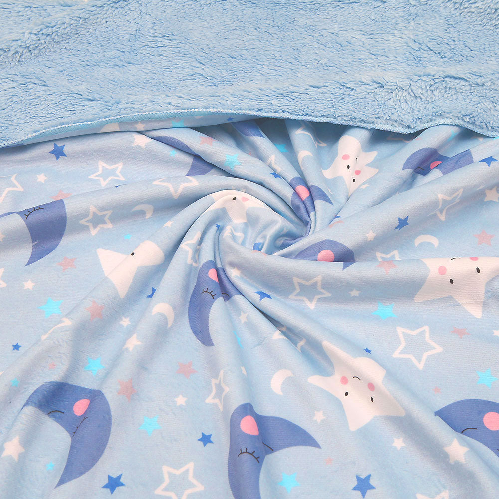 BLANKET BLUE MOON & STARS FLEECE