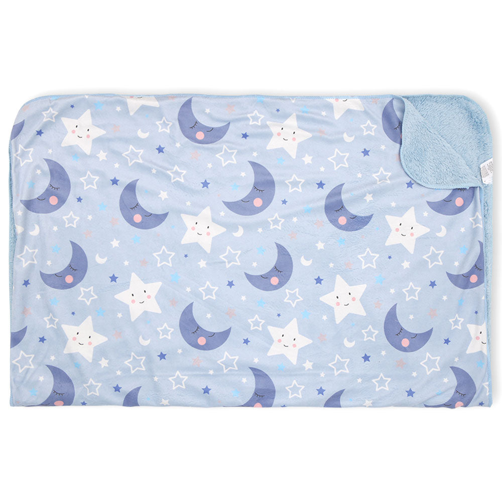 BLANKET BLUE MOON & STARS FLEECE