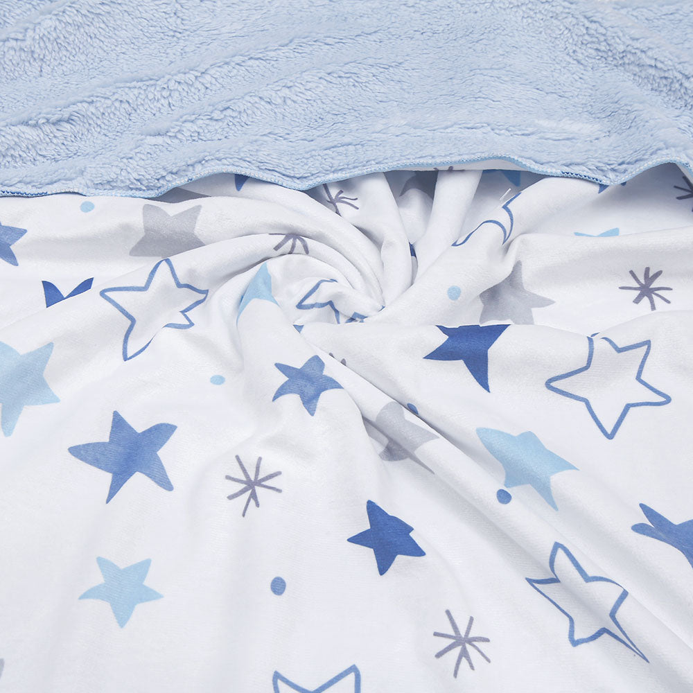 BLANKET BLUE STARS FLEECE