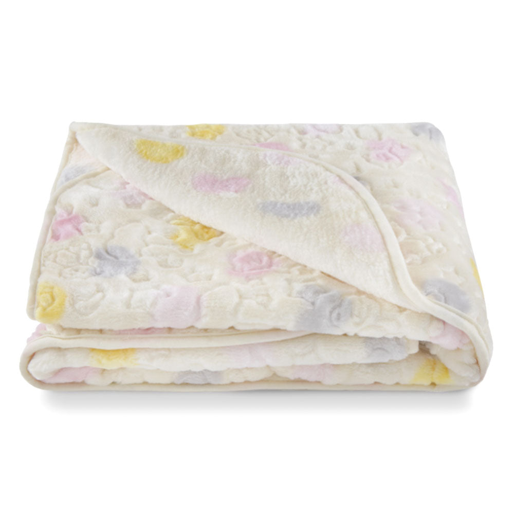 BABY BLANKET CREAM CLOUDS & STARS
