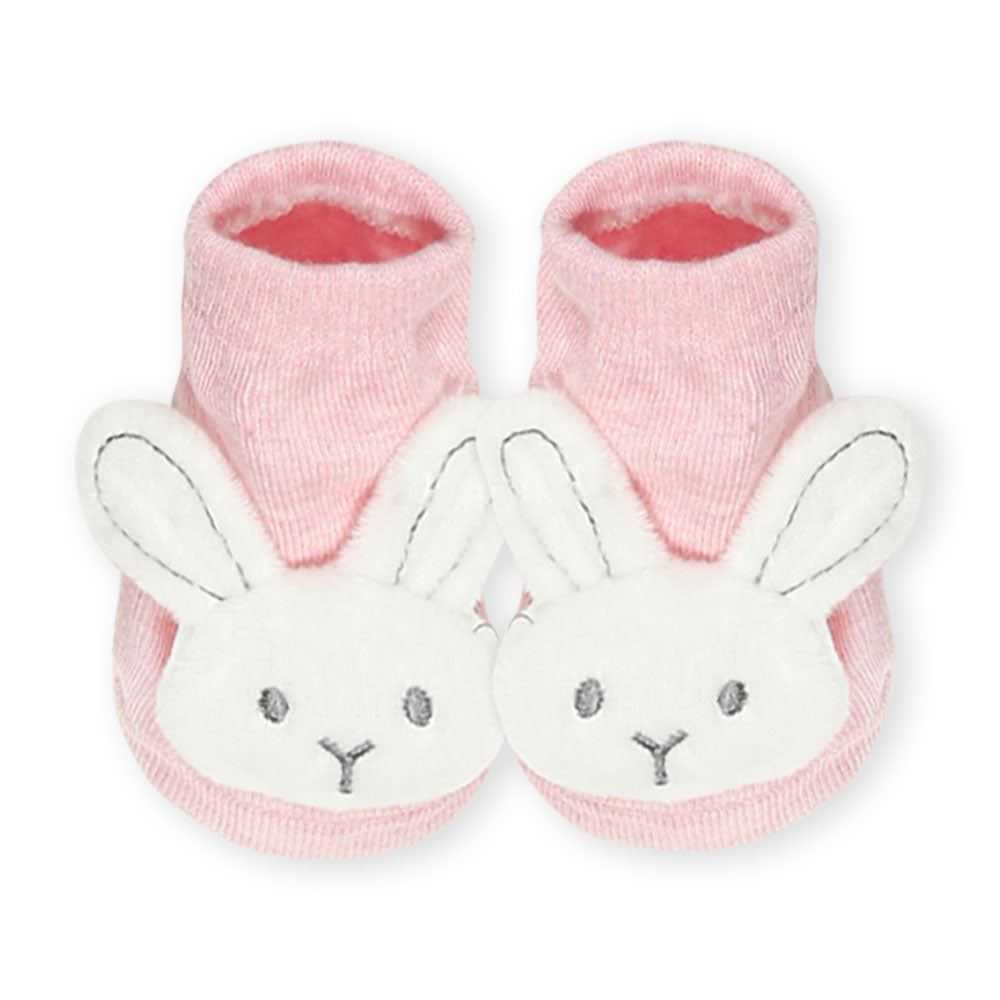 BOOTIES & HAIR BAND PINK BUNNY