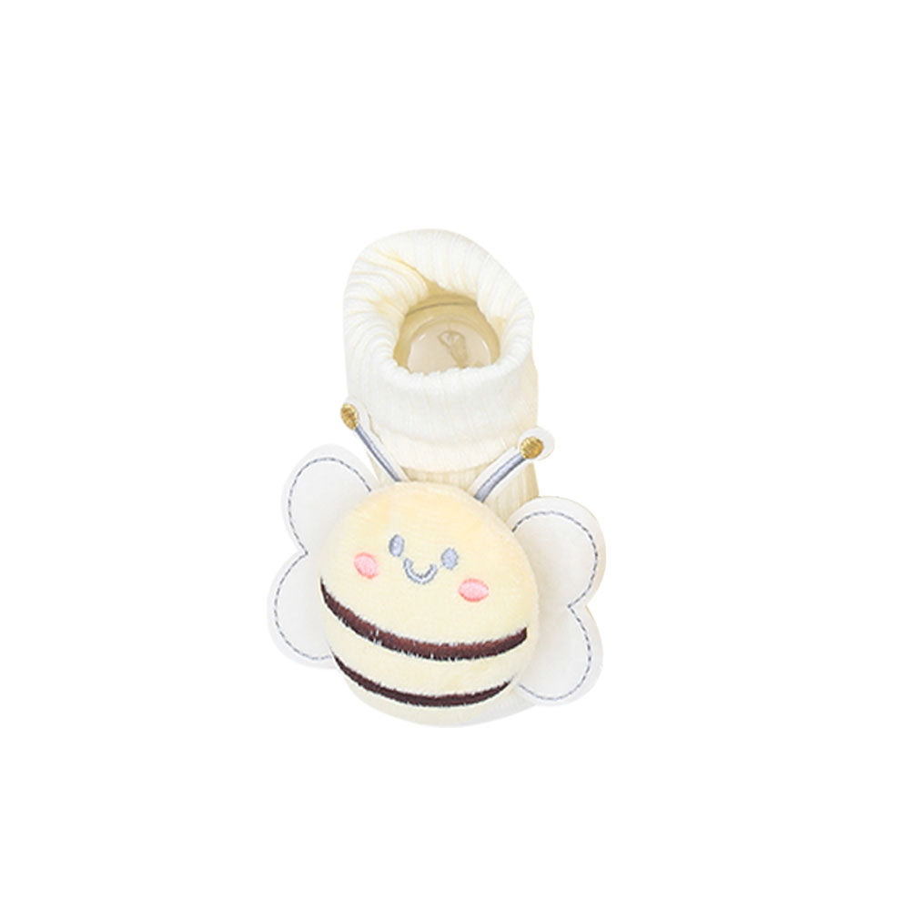BOOTIES & HAIR BAND YELLOW BEE