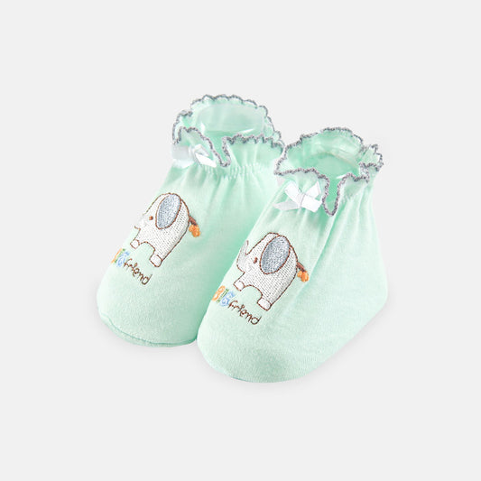 BOOTIES SEA GREEN ELEPHANT