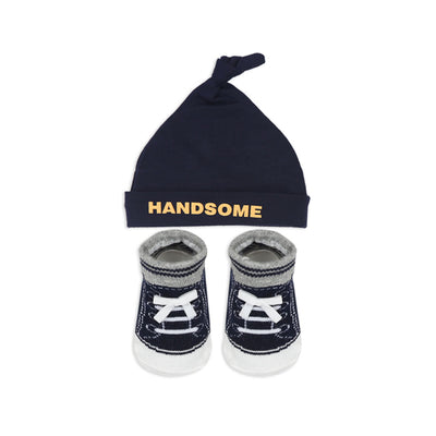 BOOTIES & CAP BLACK HANDSOME LIL