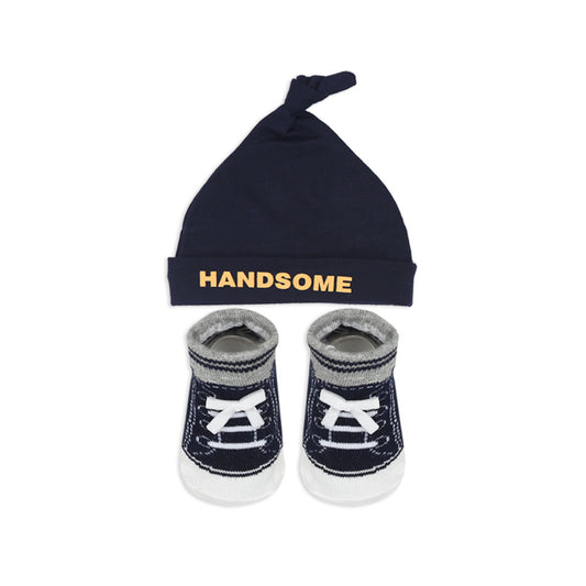 BOOTIES & CAP BLACK HANDSOME LIL