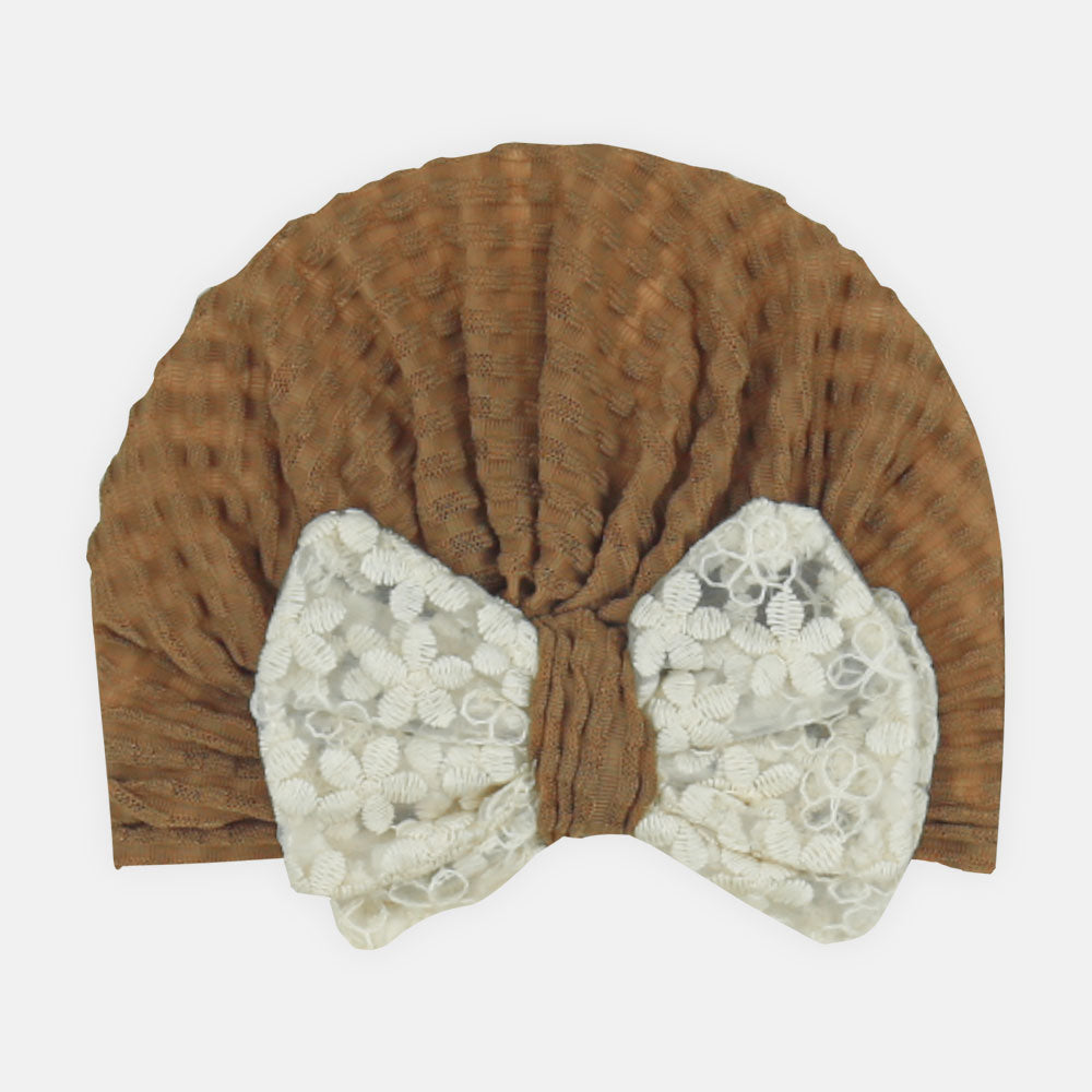 BOOTIES & CAP BROWN