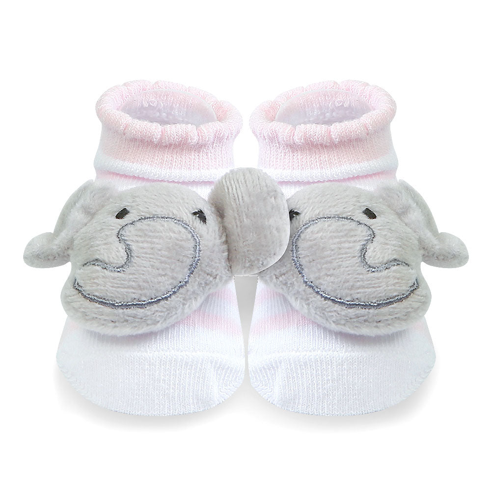 BOOTIES PK-2 MULTI-COLOR ELEPHANT & MONKEY