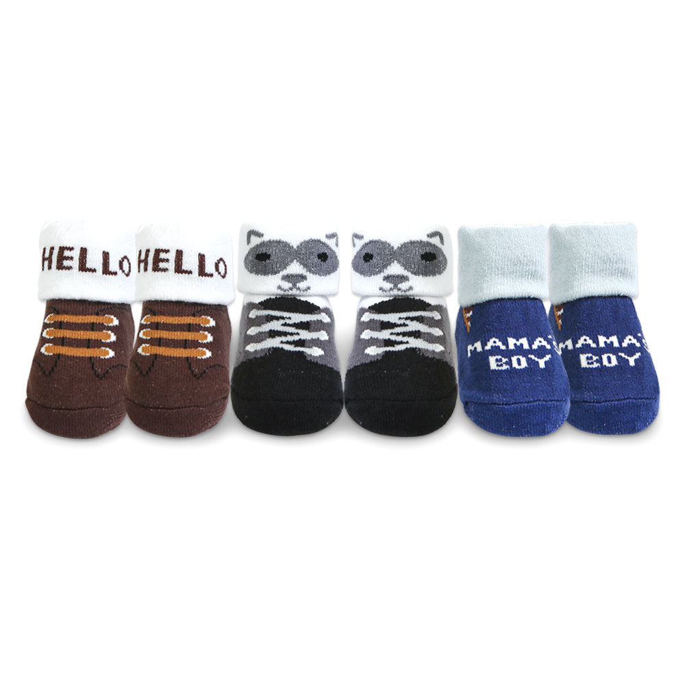 BOOTIES PK-3 MULTI-COLOR MAMA'S BABY