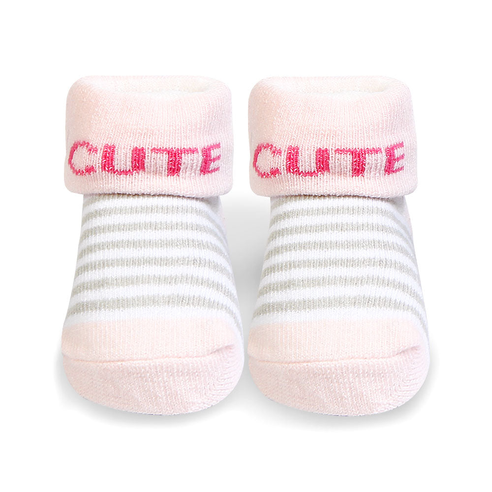 BOOTIES PK-3 MULTI-COLOR STRIPES DINO