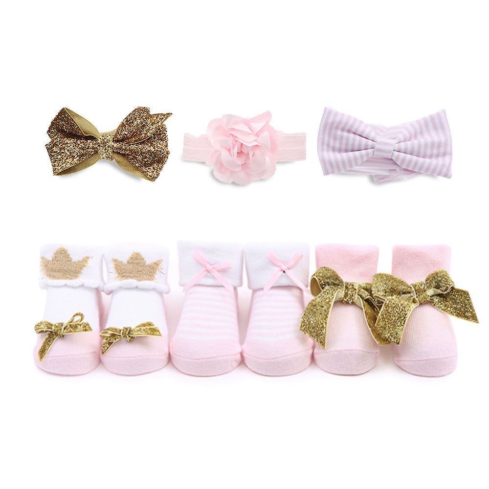 BOOTIES PK-3 & HEAD BAND PK-3
