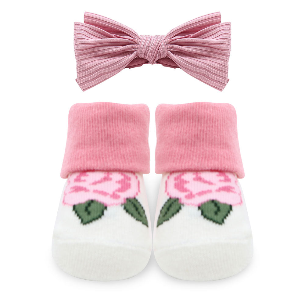 BOOTIES PK-3 WITH 3 HEAD BANDS MULTICOLOR