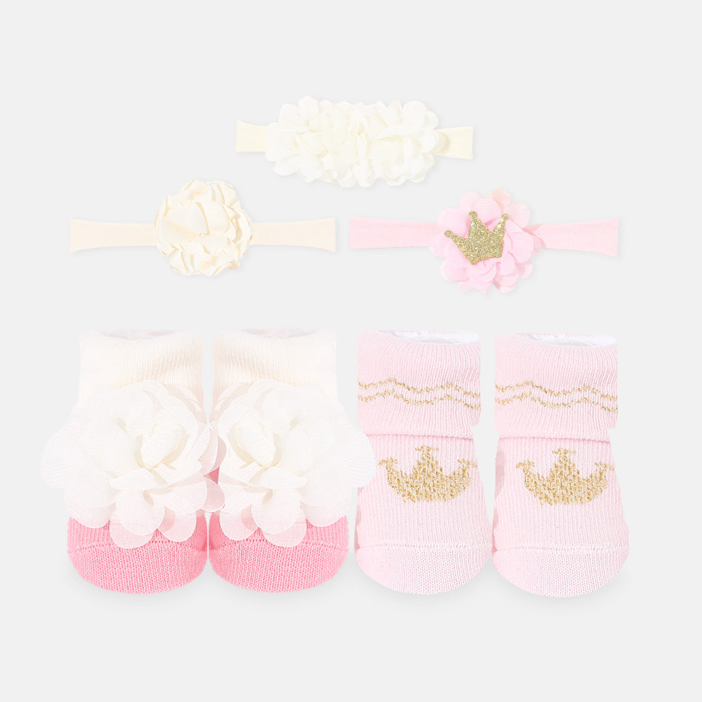 BOOTIES PK-2 WITH 3 HEAD BANDS