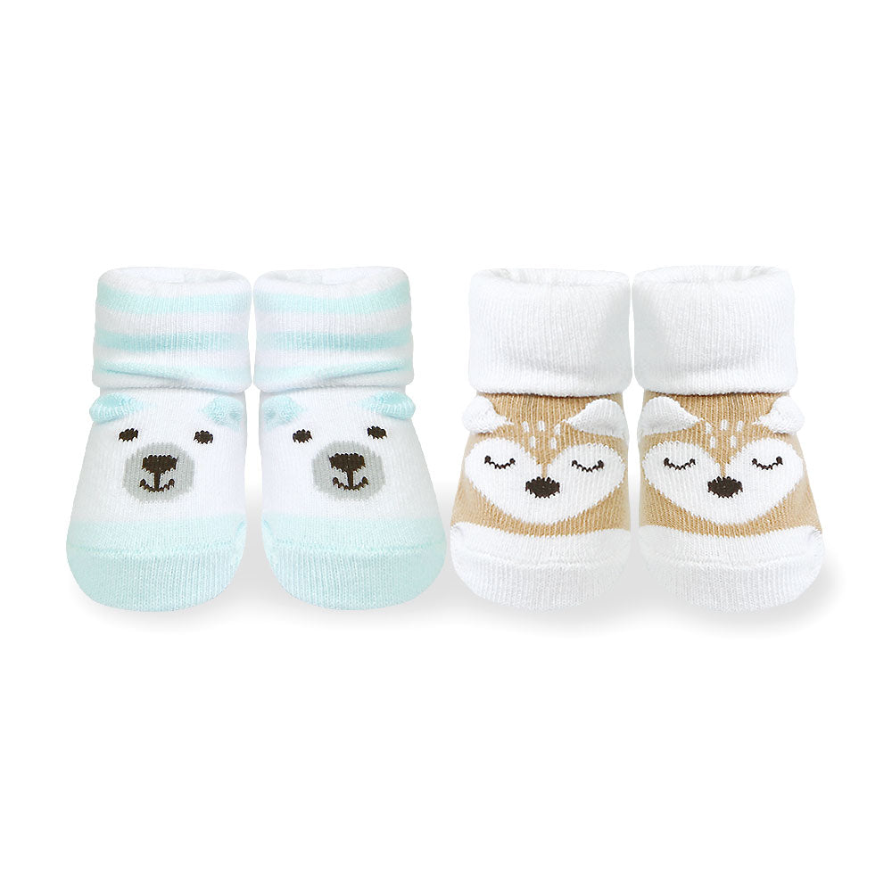 BOOTIES PK-2 MULTI-COLOR DEER & BEAR