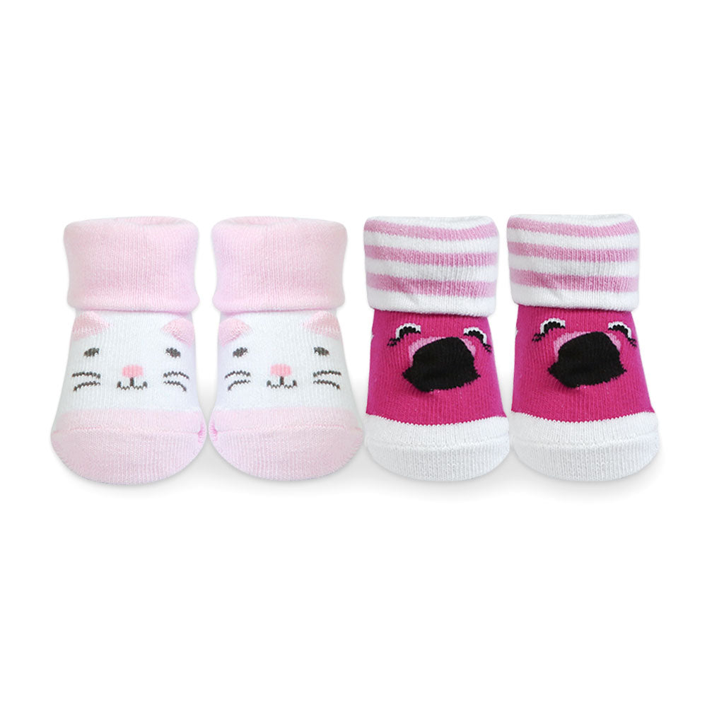 BOOTIES PK-2 PINK KITTY & BIRDIE