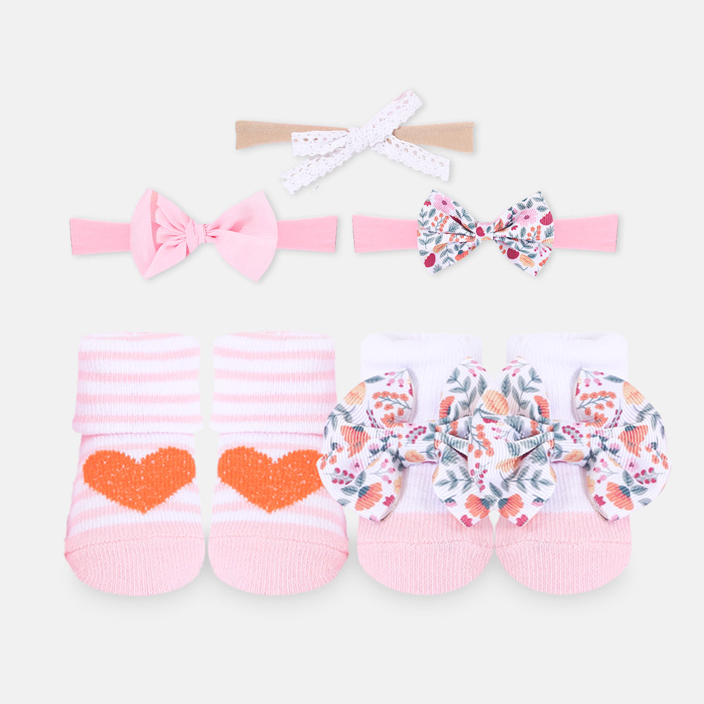 BOOTIES PK-2 WITH 3 HEAD BANDS