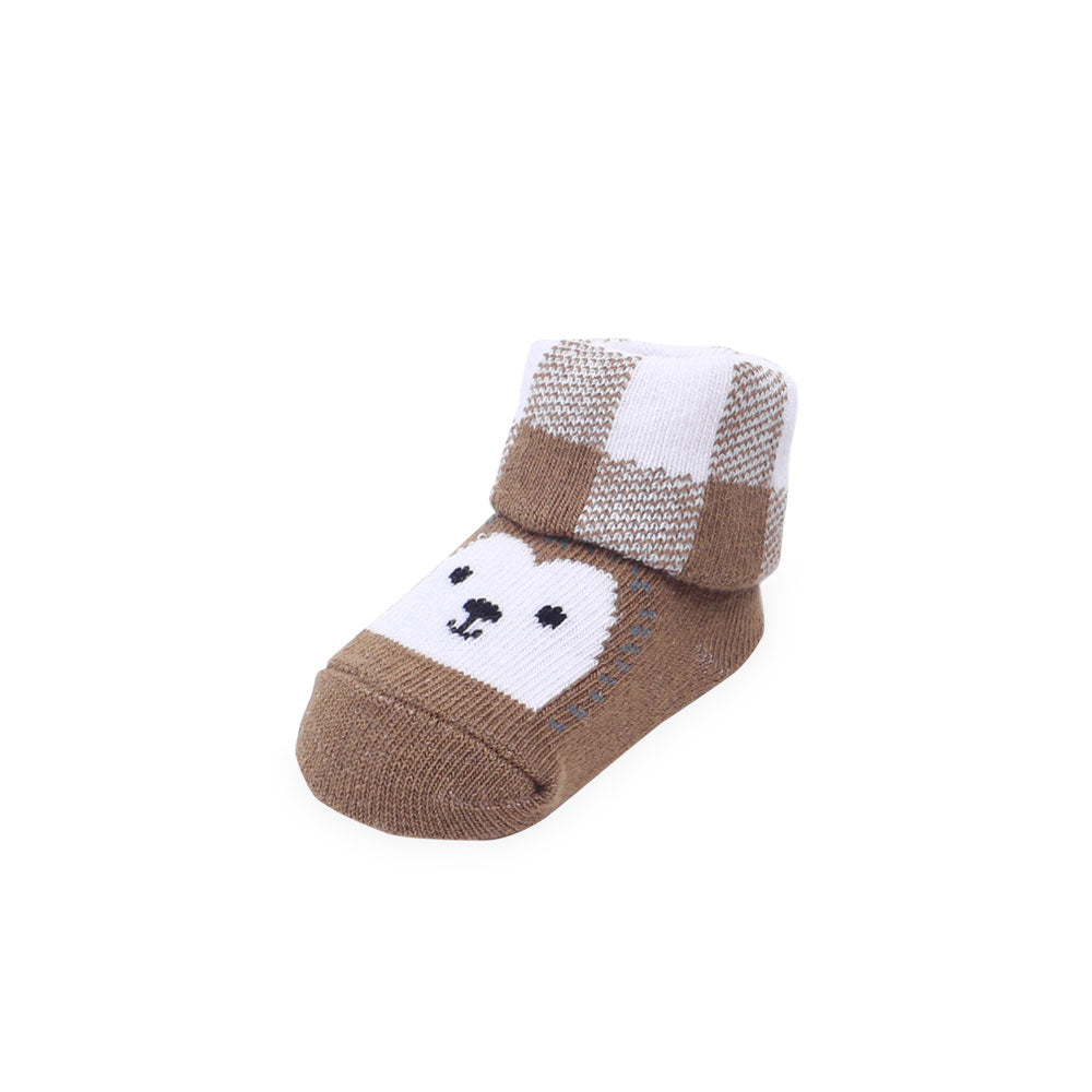 BOOTIES PK-3 MULTICOLOR BUNNY STRIPED