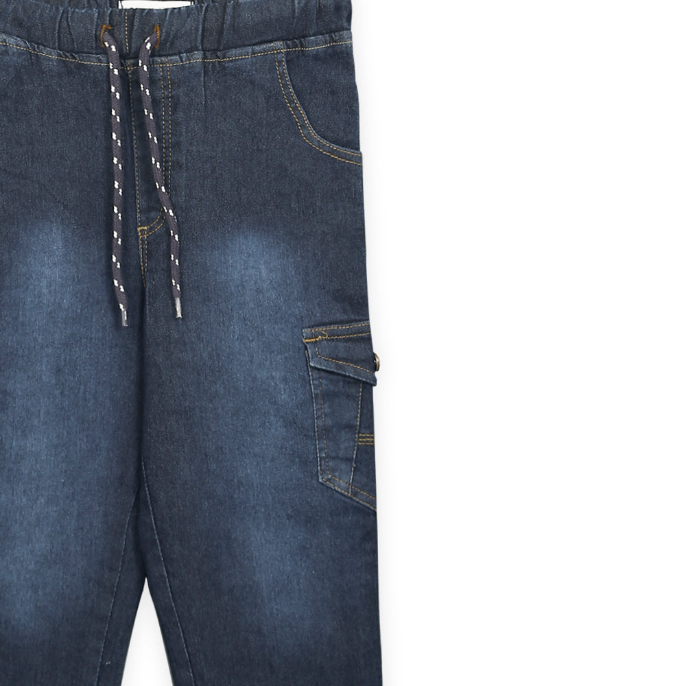 BOY BERMUDA SHORT JEANS DARK BLUE