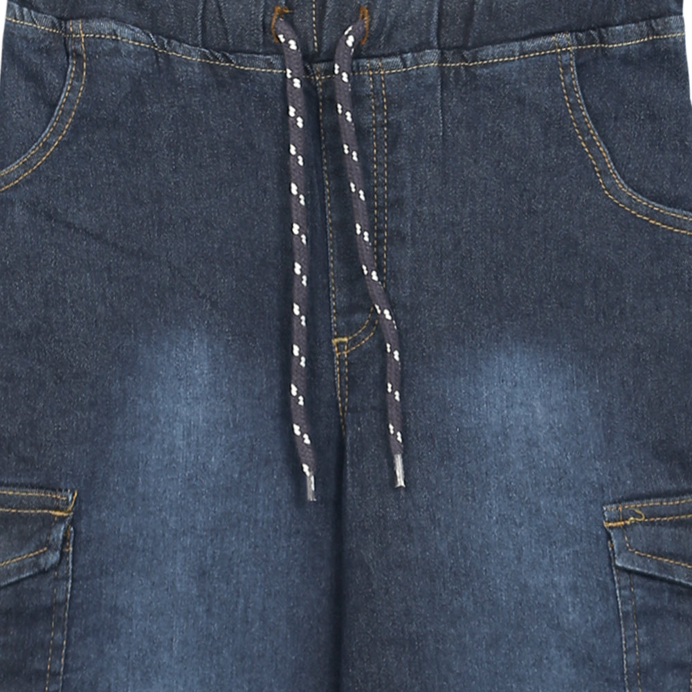 BOY BERMUDA SHORT JEANS DARK BLUE