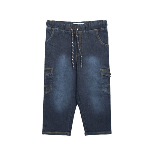 BOY BERMUDA SHORT JEANS DARK BLUE
