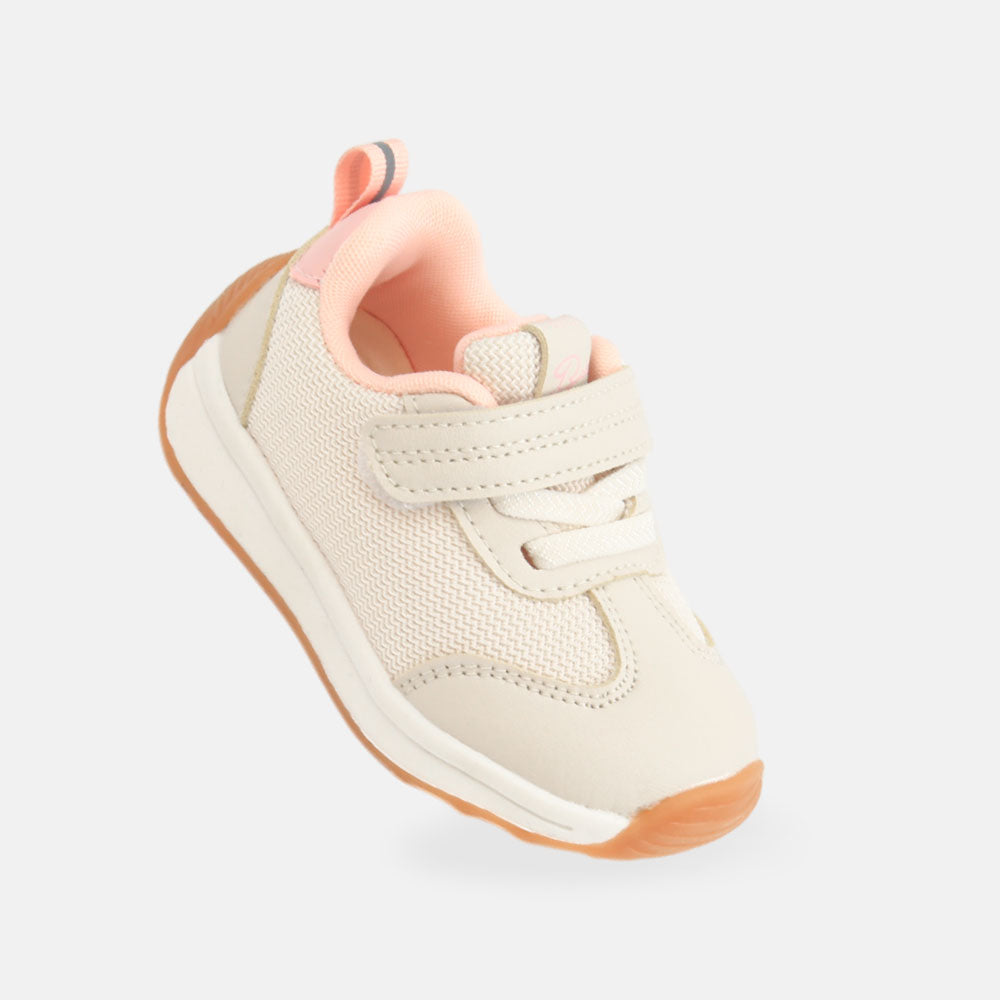 GIRL JOGGER OFF-WHITE MESH
