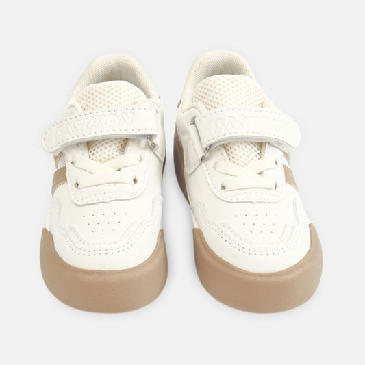 BOY CANVAS WHITE AND BEIGE